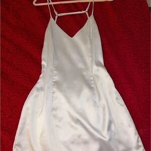 Stunning satin dress size L